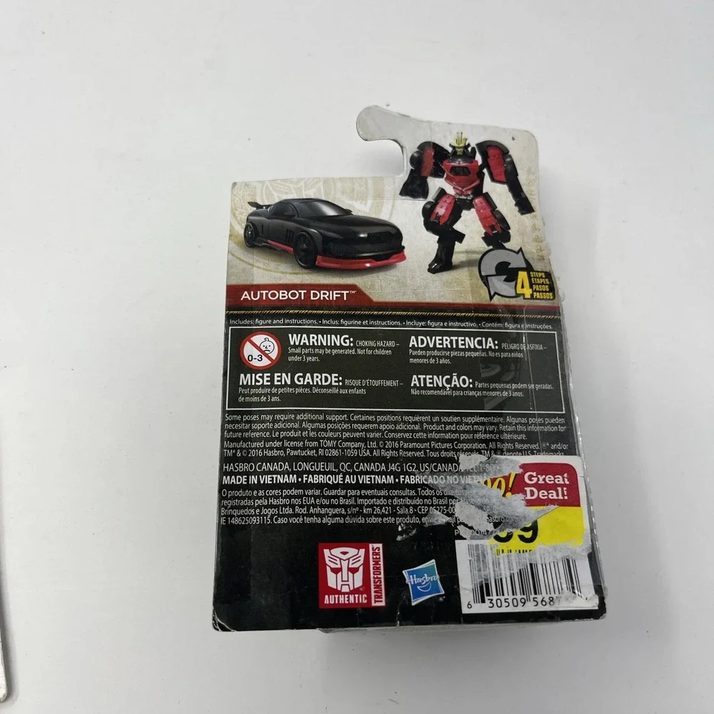 Transformers Autobot Drift, The Last Night, Legion Class‎ 2016 Hasbro New Sealed